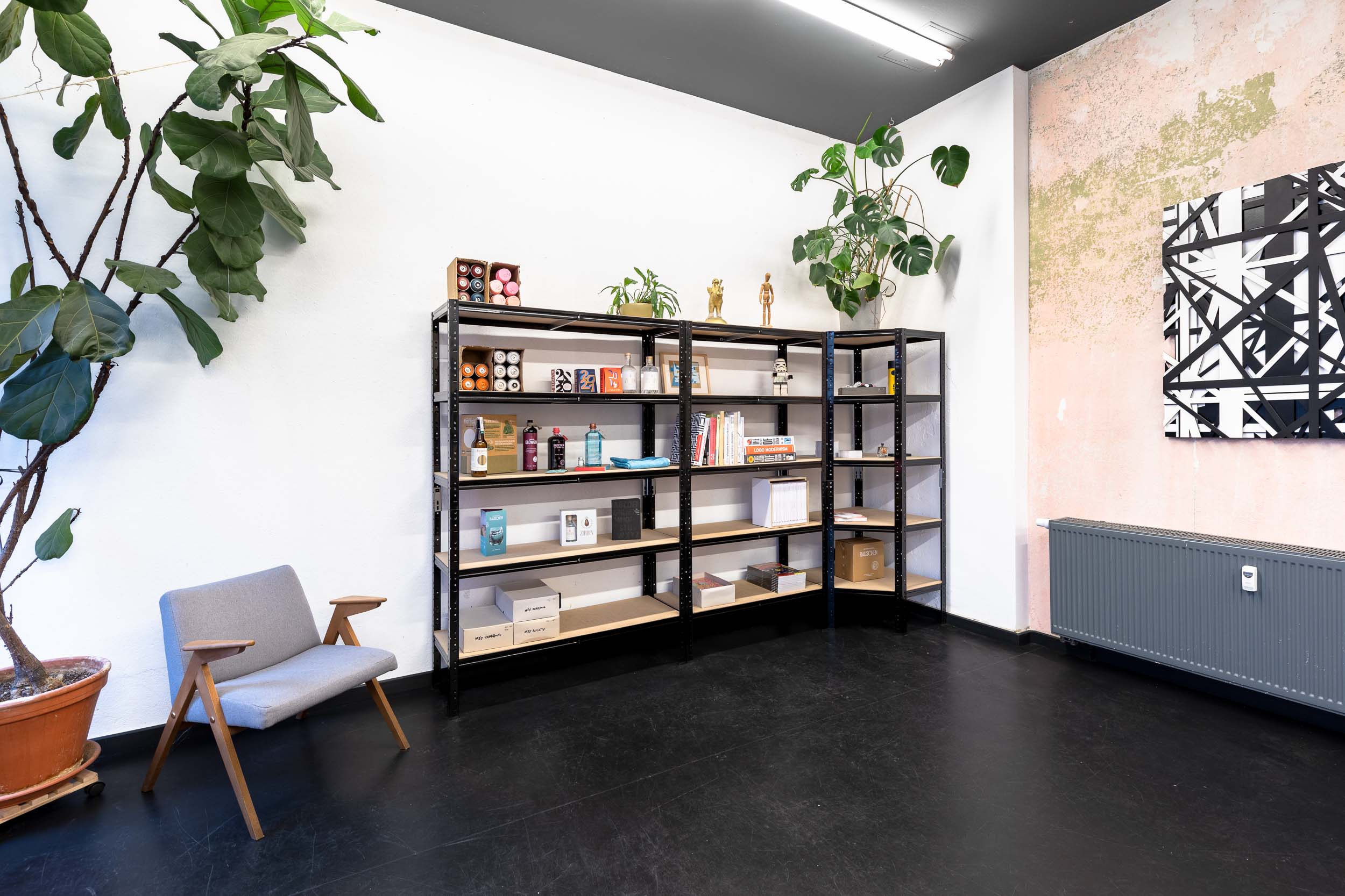 rohový regály jako regálový systém